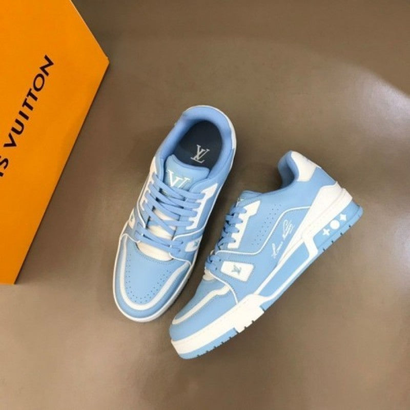 Trainer White Blue