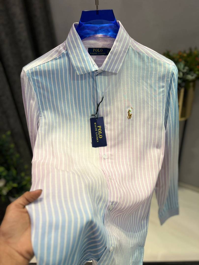 Ralph LAUREN P-OLO IMPORTED STORE ARTICLE Linen Cloth SHIRT