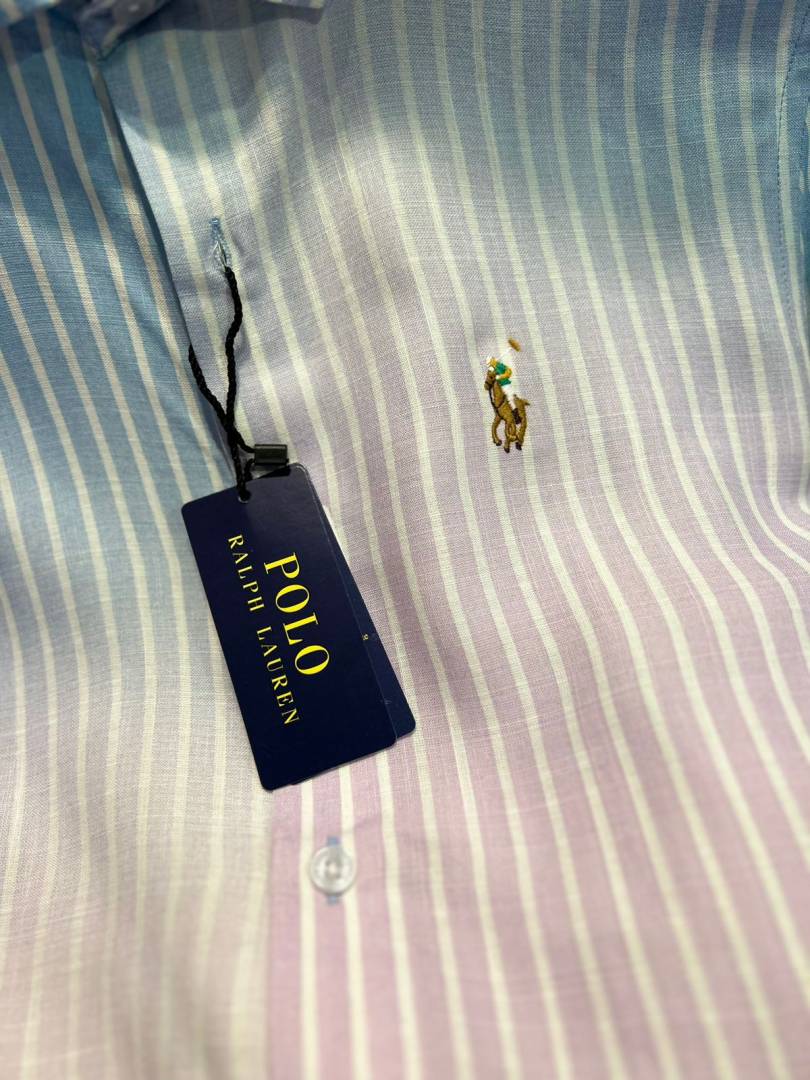 Ralph LAUREN P-OLO IMPORTED STORE ARTICLE Linen Cloth SHIRT