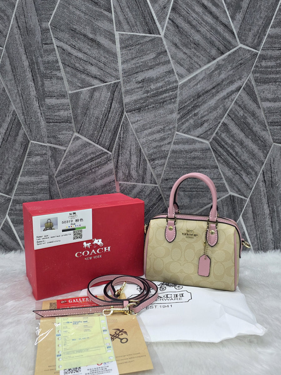 Coach_Rowan_Mini_ApricotPink_With_Original_Box