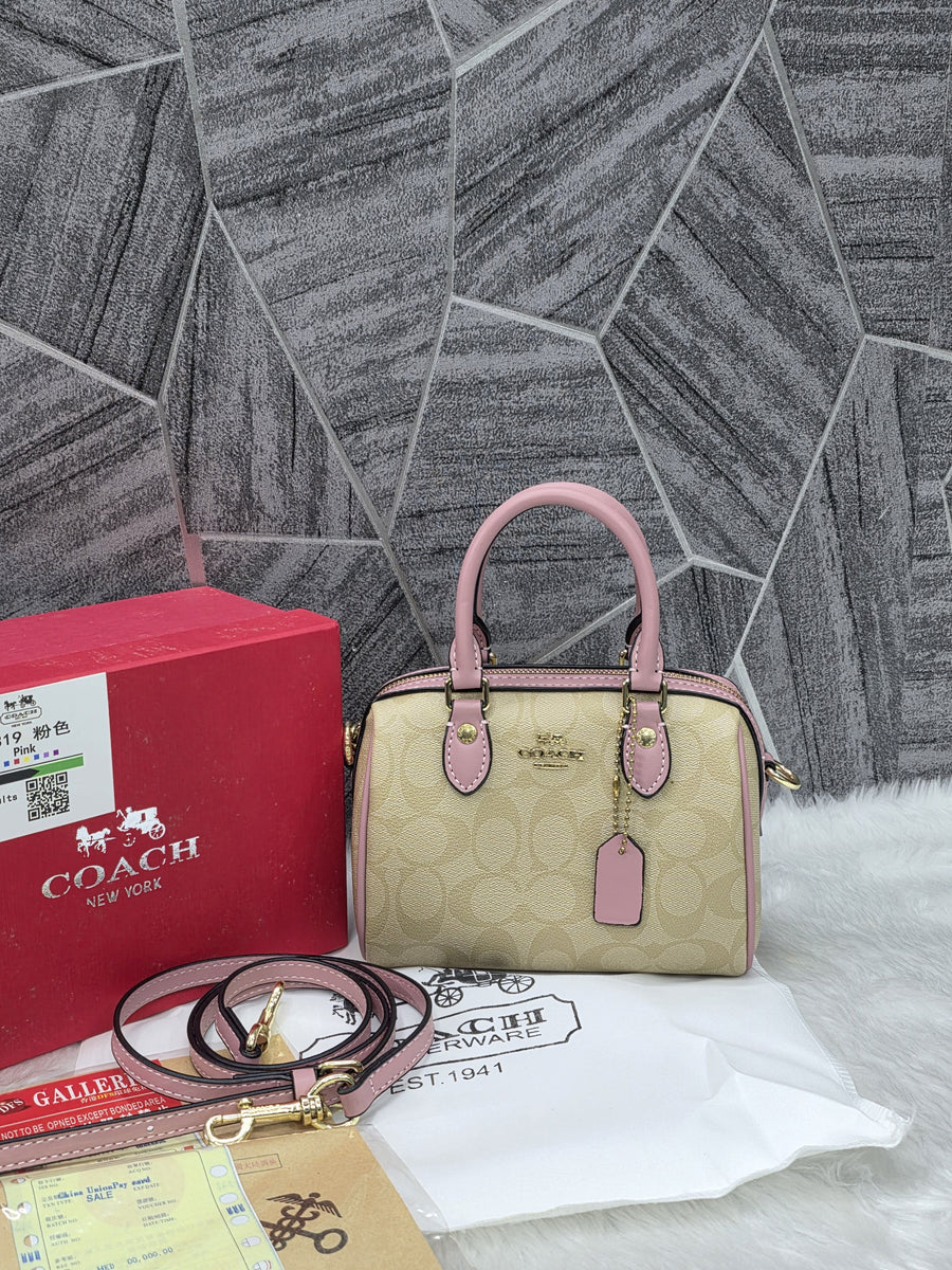 Coach_Rowan_Mini_ApricotPink_With_Original_Box