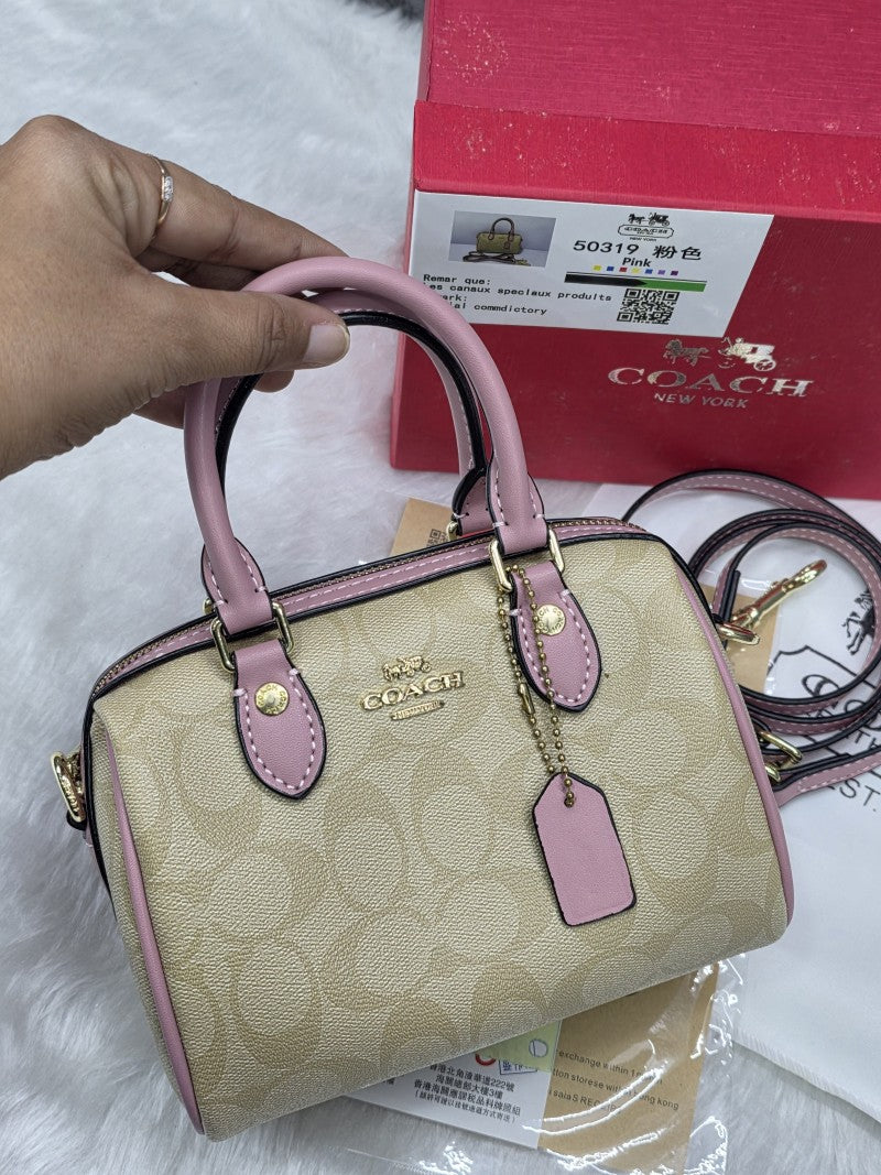 Coach_Rowan_Mini_ApricotPink_With_Original_Box