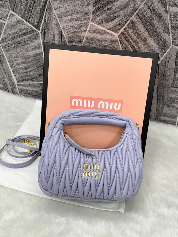 Miu Miu Matelasse Hobo Bag With Original Box Packing