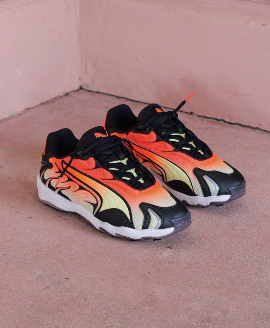 Puma inhale glowing red
