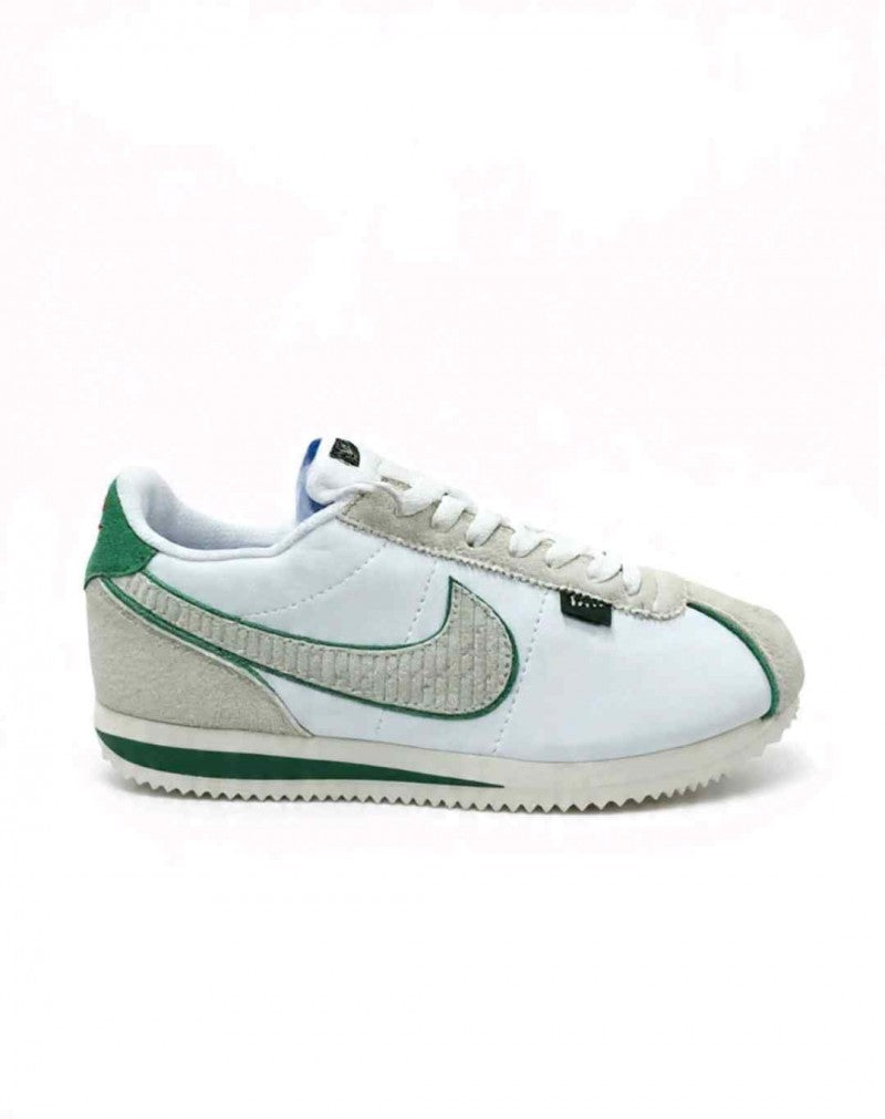 Nike Cortez White Green Suede