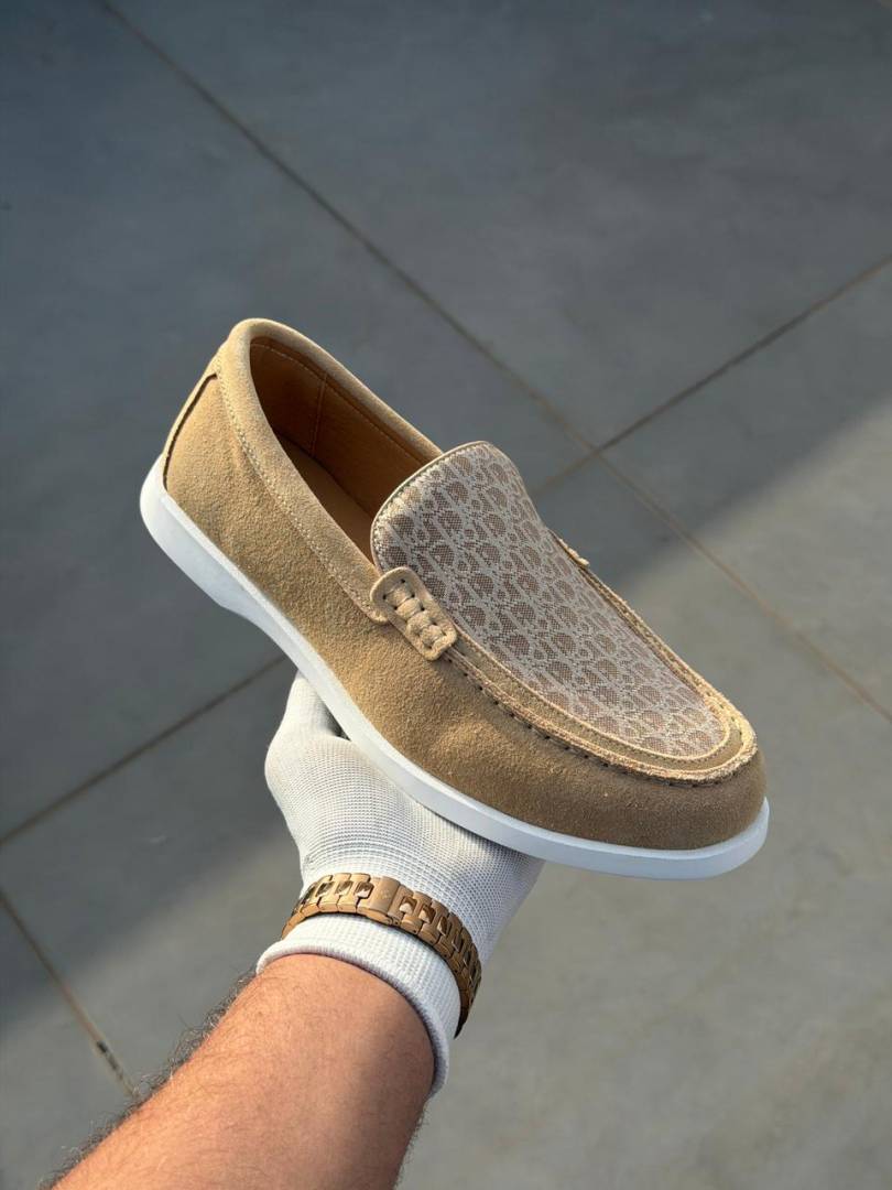 Dioorr Premium Suede Loafer 1350 Beige