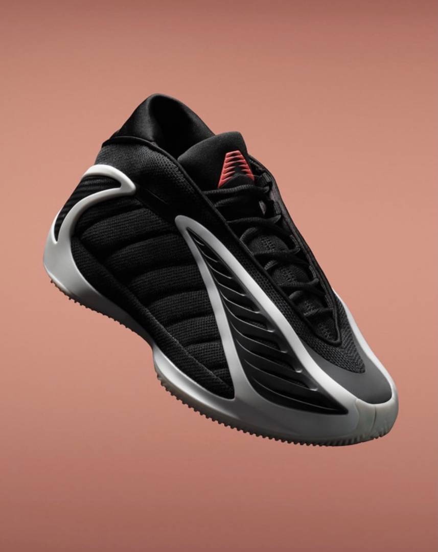 Adidas anthony edwards 2 core black zero metallic red