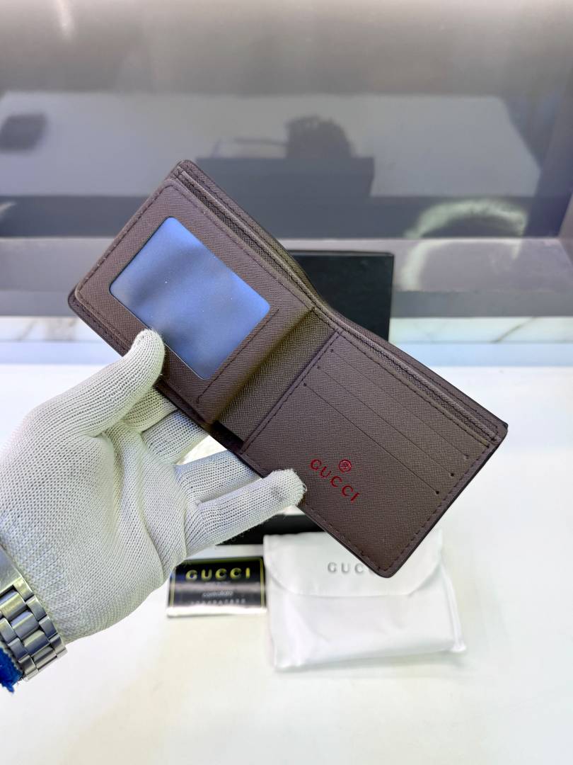 Gucci_ Belt & Wallet Combo Brown Premium Quality Fa 1095