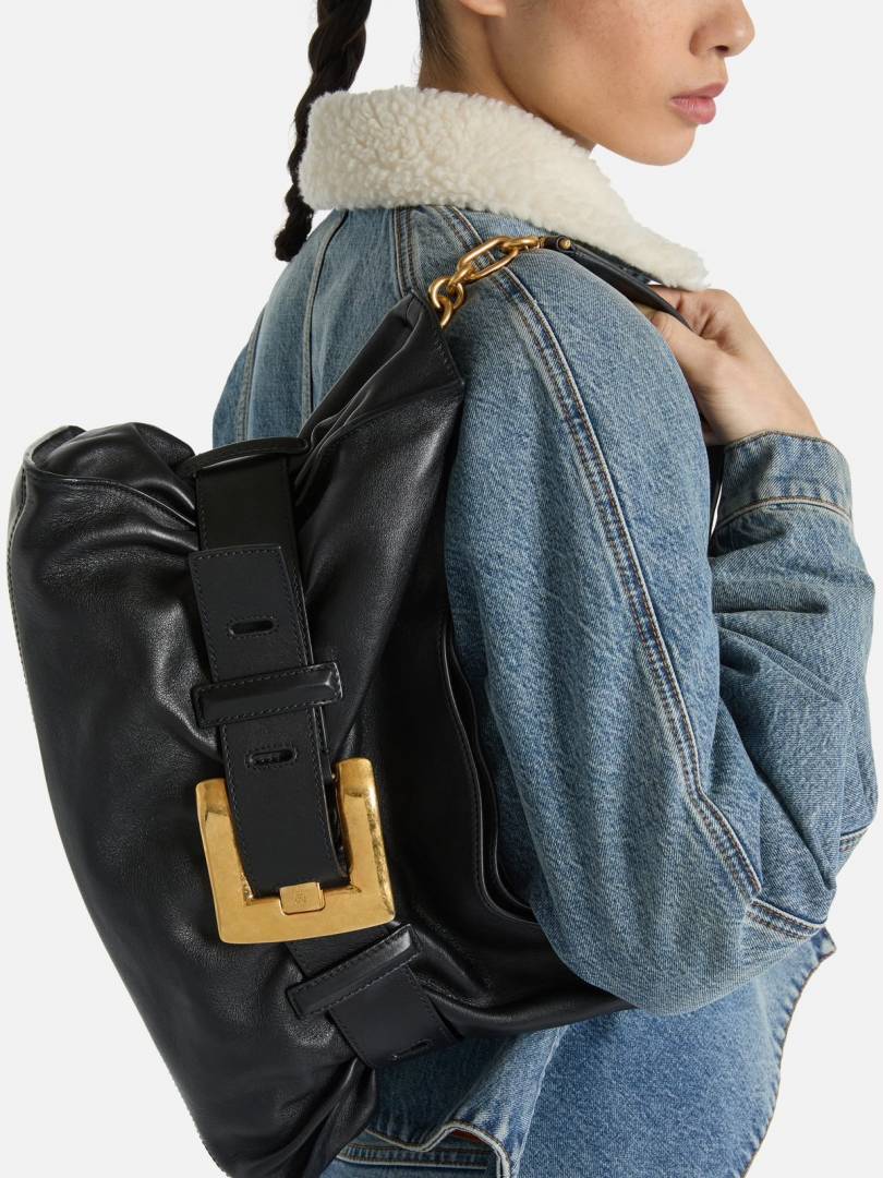 Balmain Medium Anthem Bag In Smooth Leather With DustCover