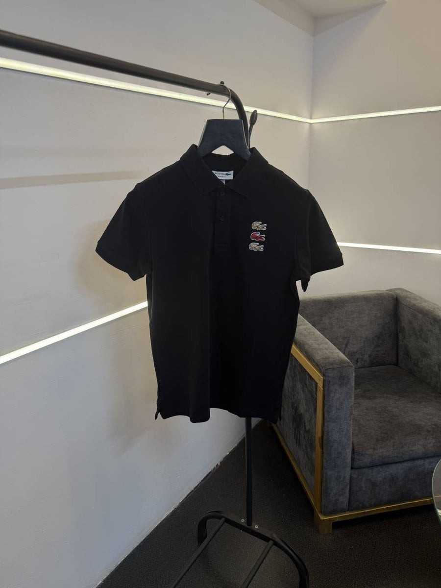 Lacoste Imported polo tshirt black sale