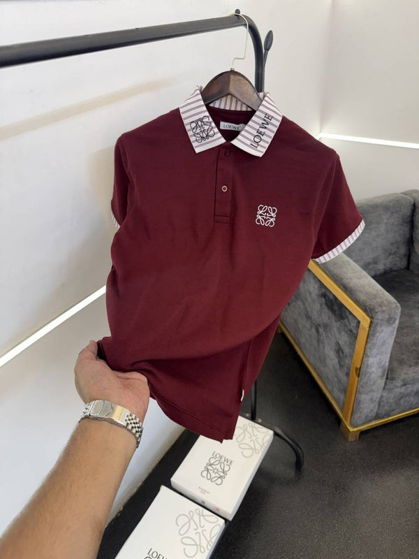 Loew e box pack imported polo tshirt wine