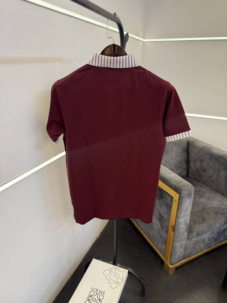 Loew e box pack imported polo tshirt wine