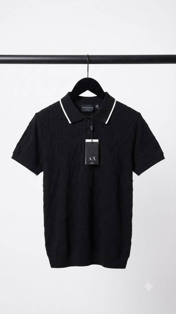 Armani Exchange Premium Knit Polo T Shirt 1576.