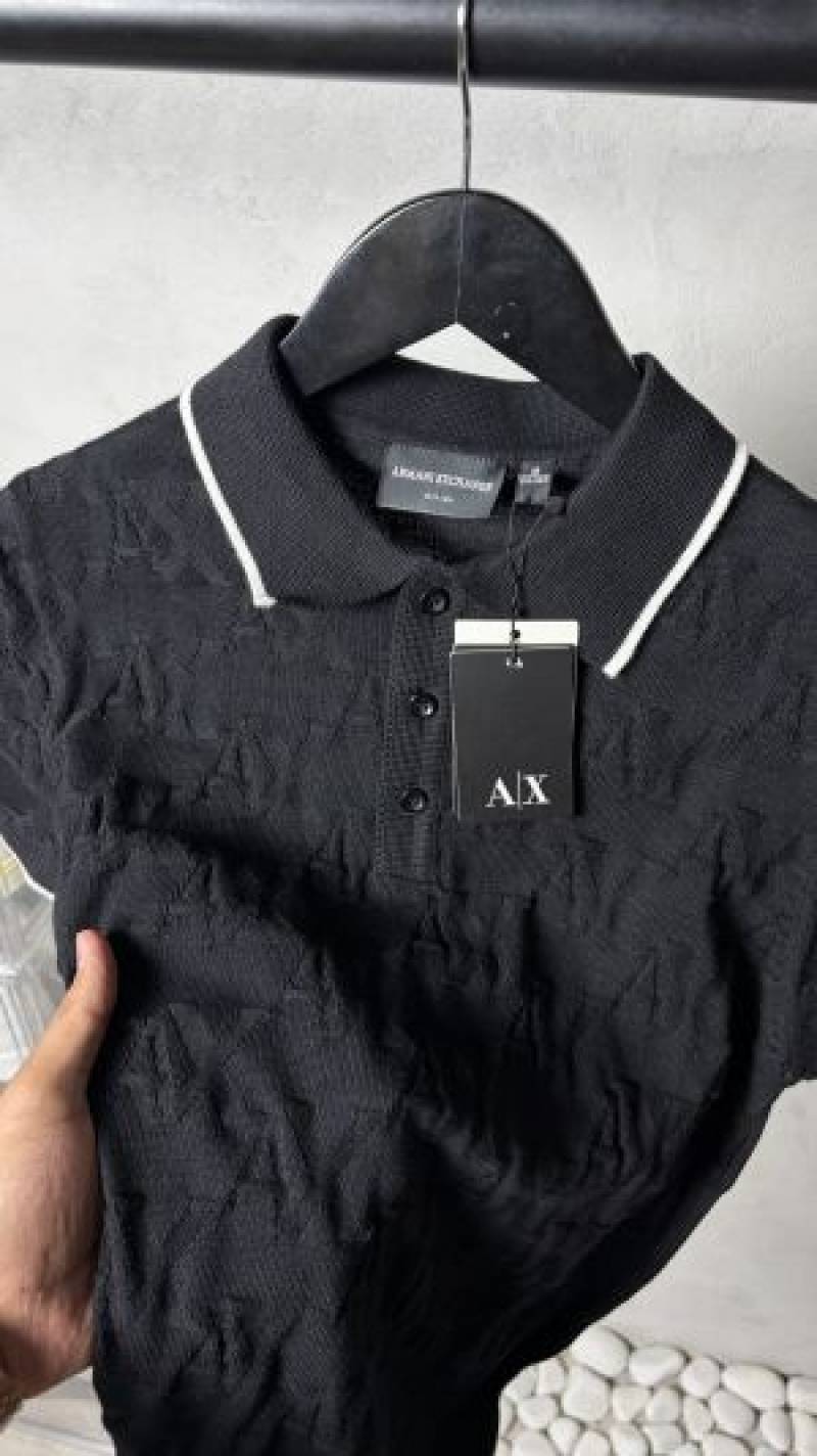 Armani Exchange Premium Knit Polo T Shirt 1576.