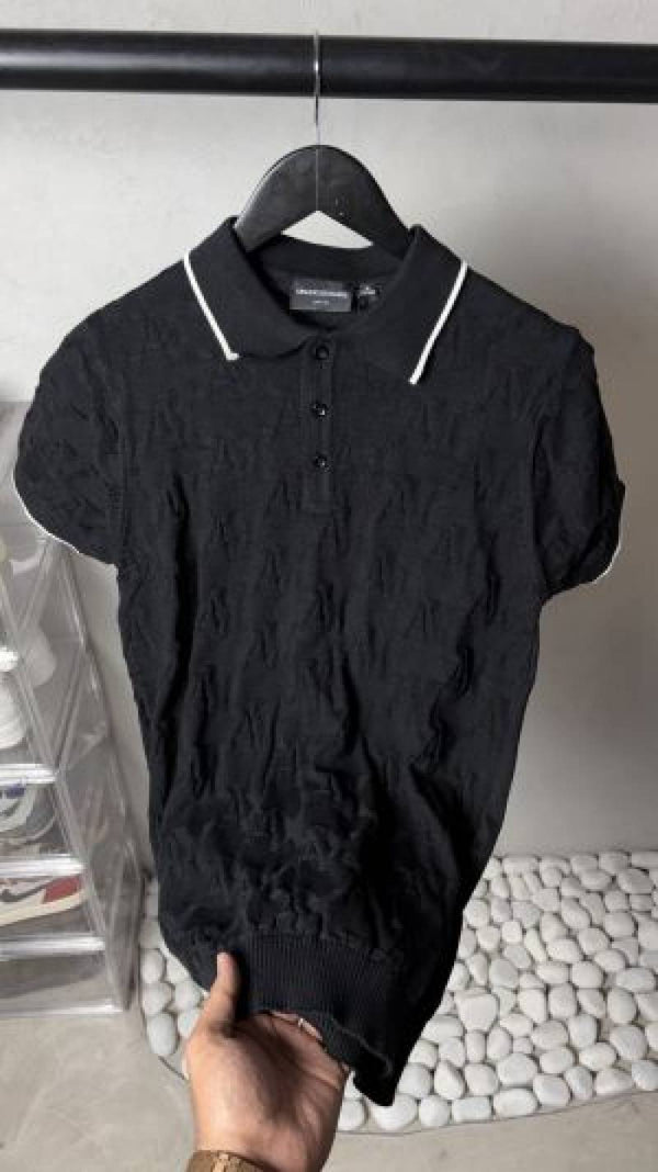 Armani Exchange Premium Knit Polo T Shirt 1576.