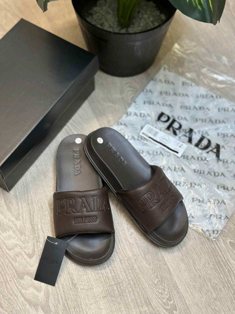Prada Milano Premium Brown Flip Flop