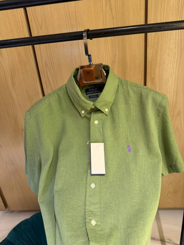 Ralph LAUREN P-OLO IMPORTED STORE ARTICLE SHIRT leelan fabric