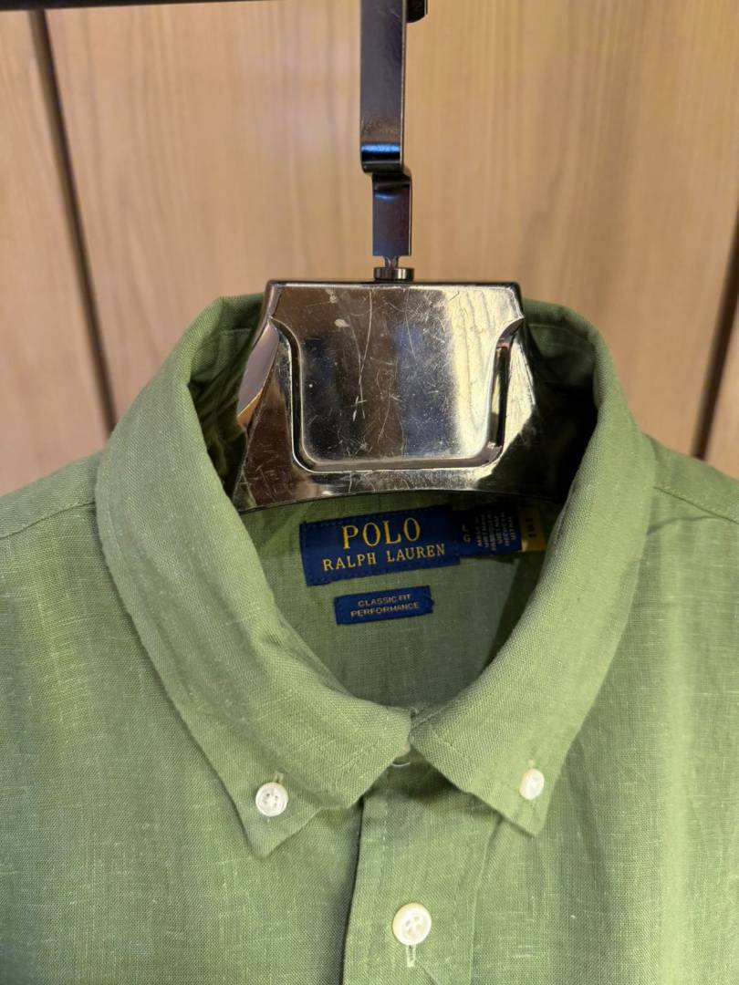 Ralph LAUREN P-OLO IMPORTED STORE ARTICLE SHIRT leelan fabric
