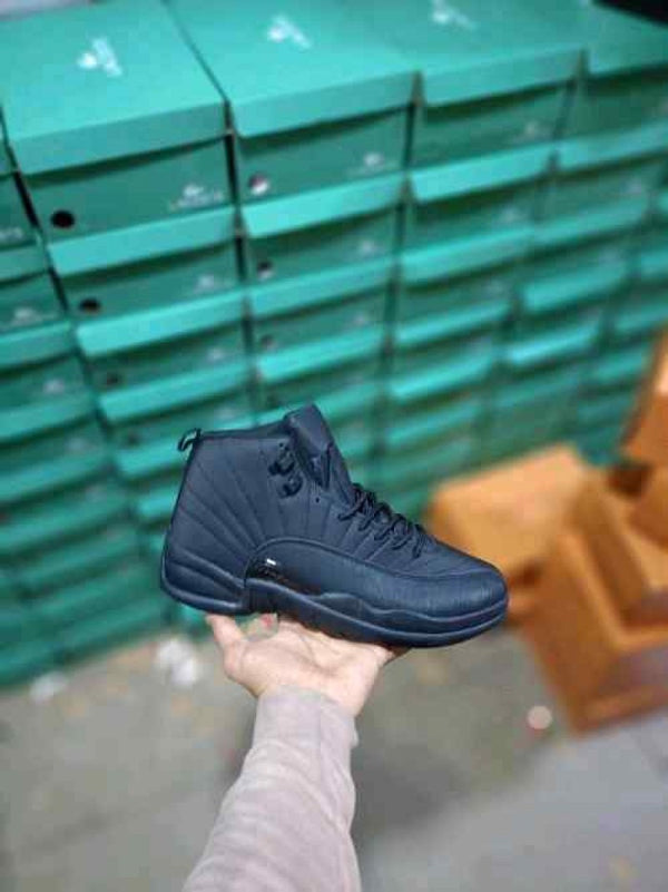 Nike Air Jordan Retro 12 Winterized Triple Black 159