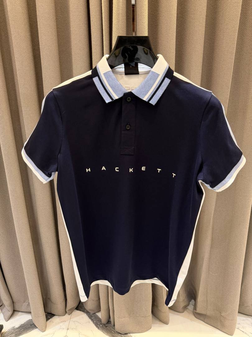 Hackett Middle Brand Logo Polo T-shirt