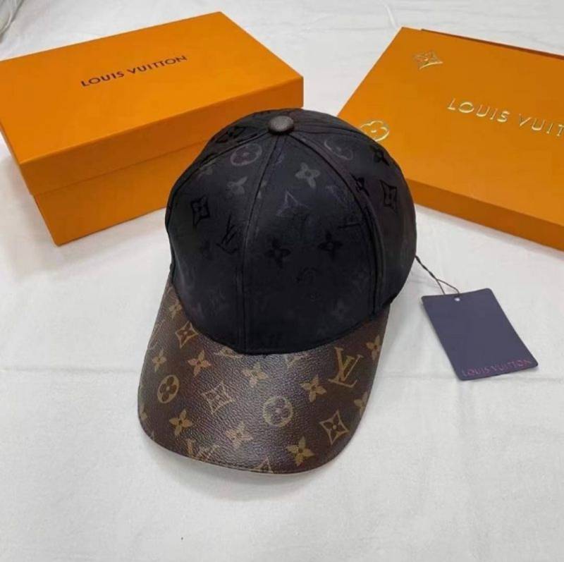 Louis Vuitton_Get_Ready_Cap_Black_Premium_Unisex_Cap_With_Safety_Box