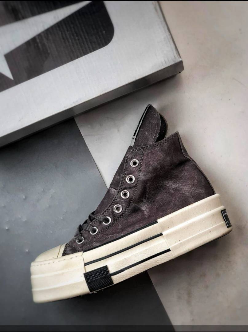 Converse DRKSTAR CHUCKS TYLOR ALL STAR RICK OWENS OVERDYE CONCRETE