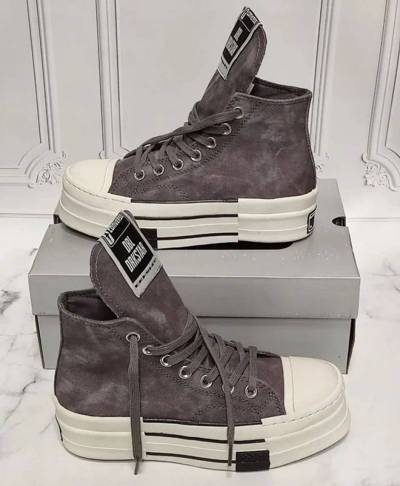 Converse DRKSTAR CHUCKS TYLOR ALL STAR RICK OWENS OVERDYE CONCRETE