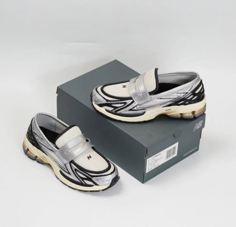 e 1906 Loafer Silver Metallic Cream Sale 371