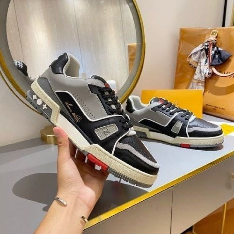 Louis Vuitton Trainer sneaker Grey Black 201 sale