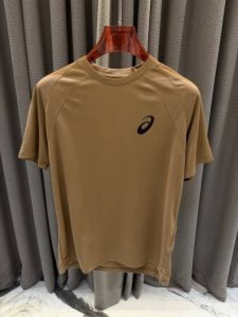 Asics Premium Store Article Round Neck Tshirt Brownish