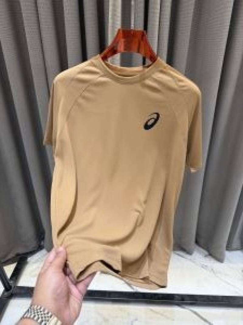 Asics Premium Store Article Round Neck Tshirt Brownish