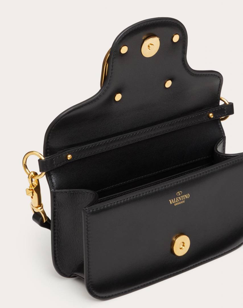 Valentynoo VLogo Black Small ShoulderBag With OriginalBox DustCover