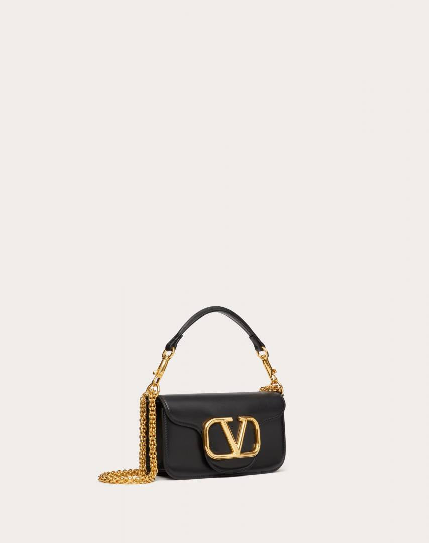 Valentynoo VLogo Black Small ShoulderBag With OriginalBox DustCover