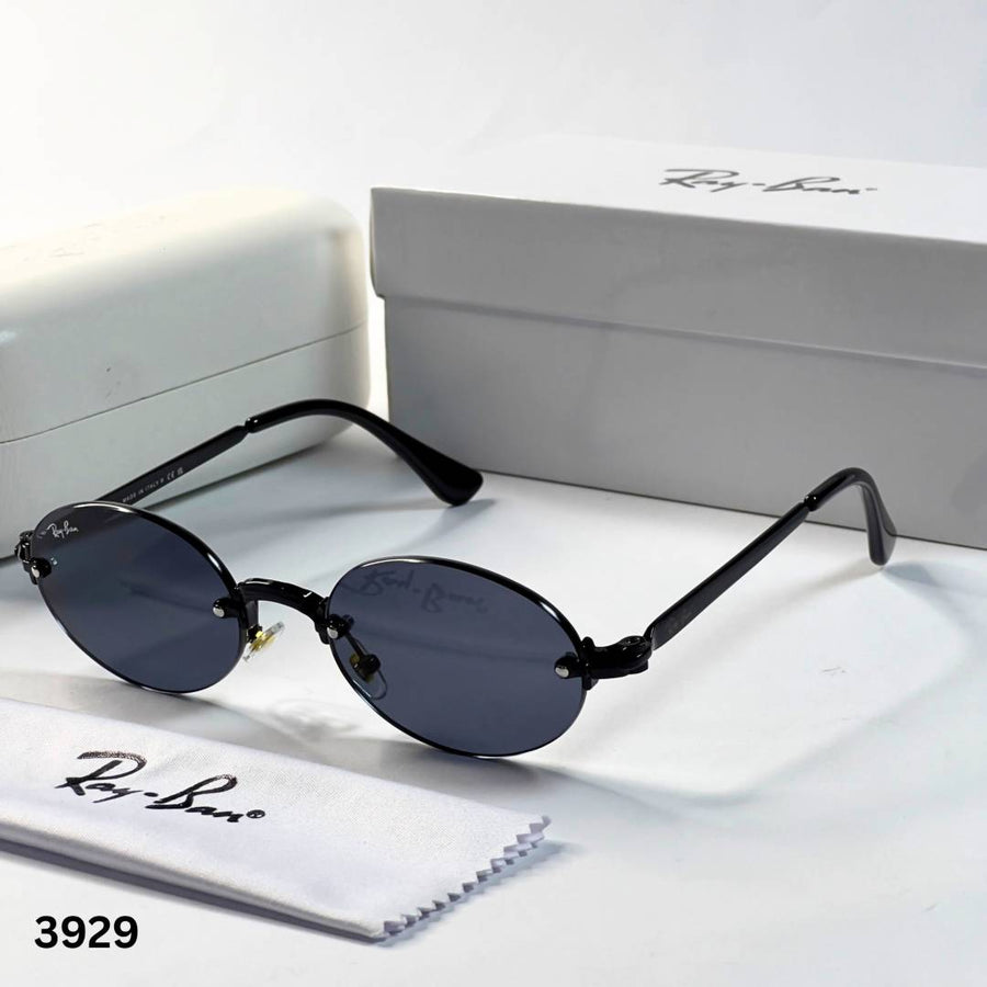 Ray-Ban 3929 rocky oval full black