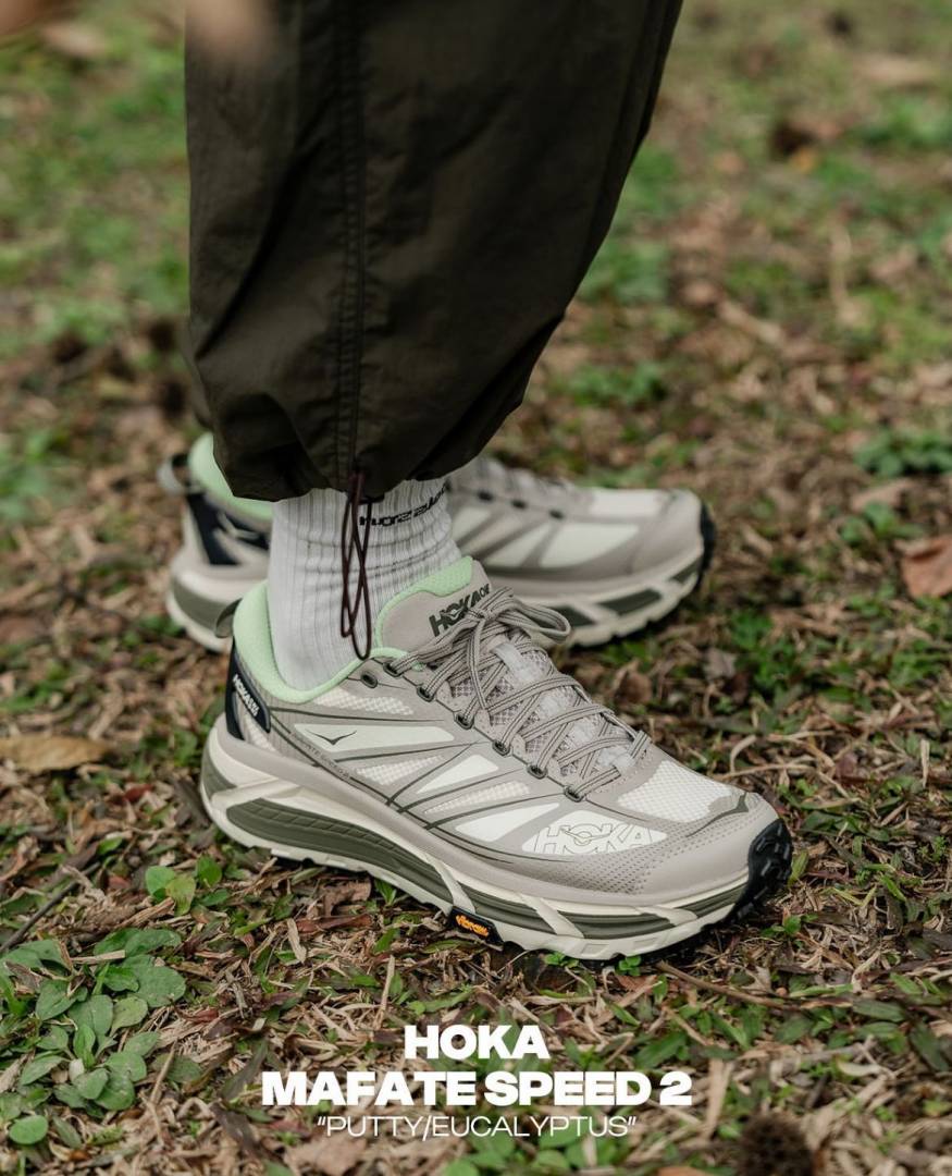 Hoka Mafate Speed 2 PuttyEucalyptus--sale