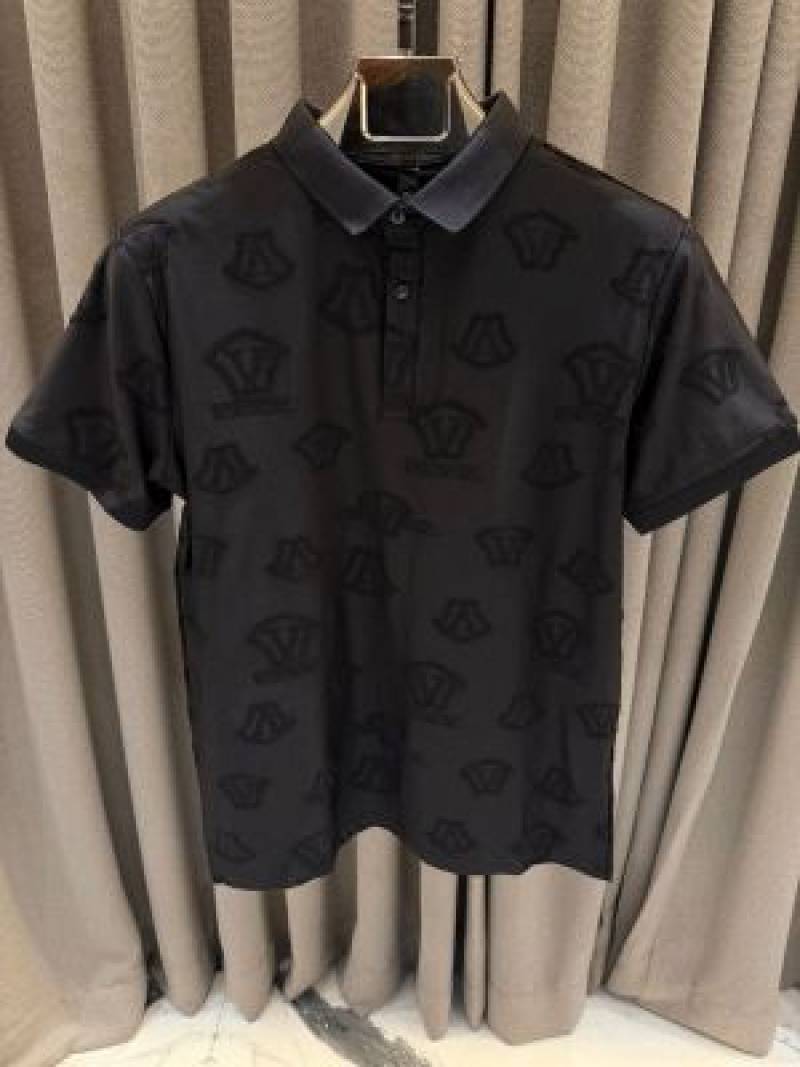 Versace Couture Full Monogram Polo Black