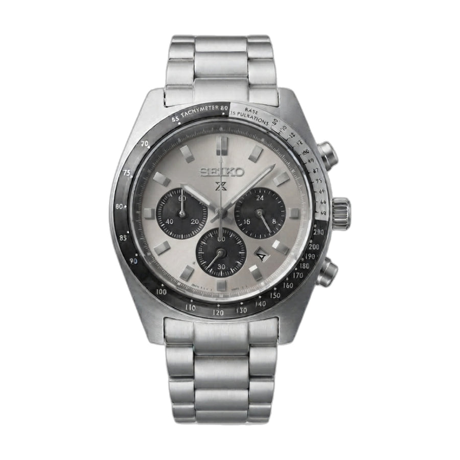 Seiko Prospex Speedtime Chronograph Silver Grey Dial