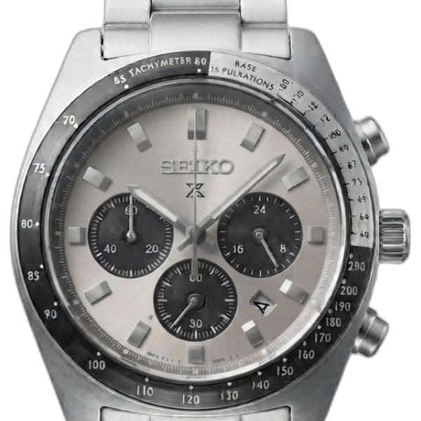 Seiko Prospex Speedtime Chronograph Silver Grey Dial