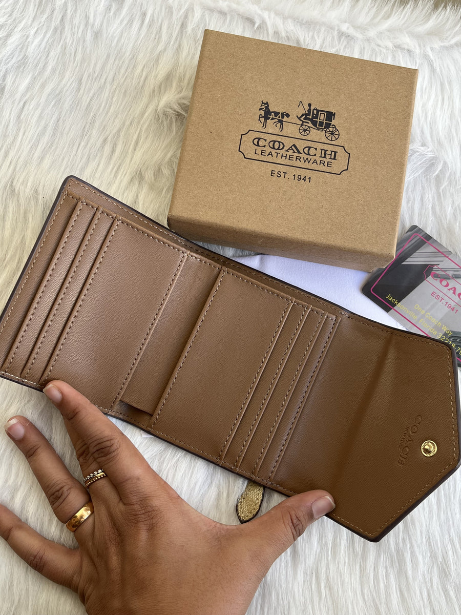Coach_124_3_Fold_Wallet_With_OriginalBox_DustCover_Card