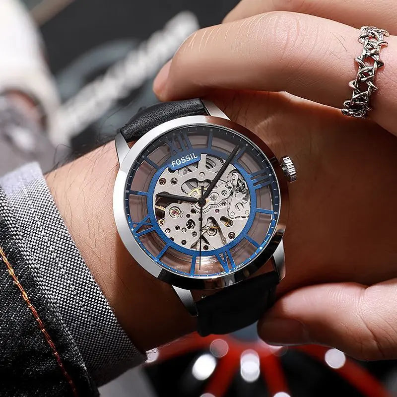 Fossil Townsman silver black