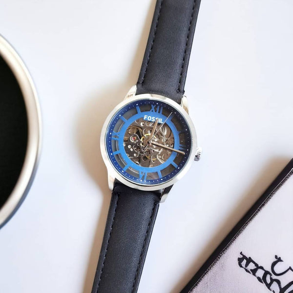 Fossil Townsman silver black