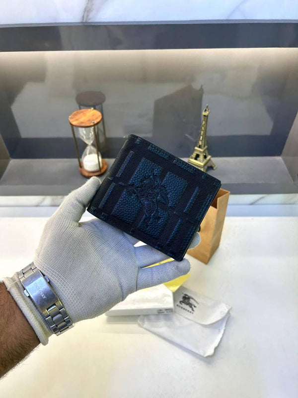 Burberry Black Premium Quality Wallet Fa 622