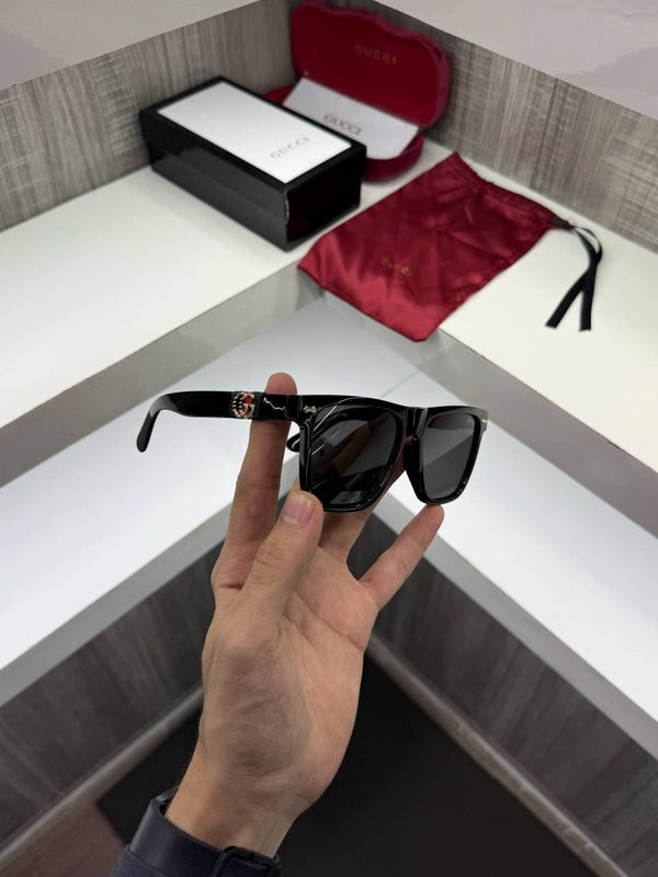 Gucci 1390 Premium sunglass (Glossy Black)