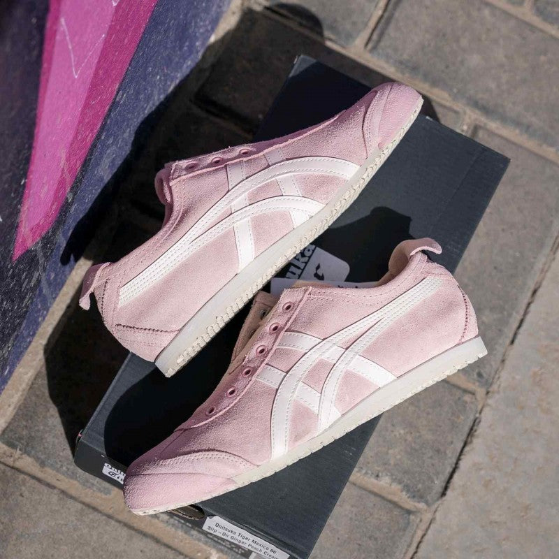 Onitsuka Tigerr Mexico 66 Slip On Pink White 1252