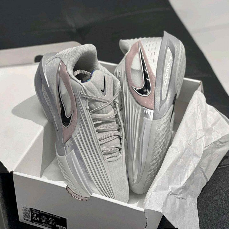 Nike Zoom G.T. Cut 3 White Metallic Silver 2563