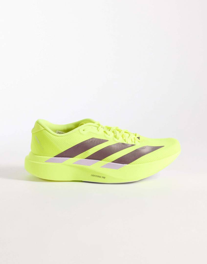 Adidas Adizero Evo SL Solar Yellow Plum Green