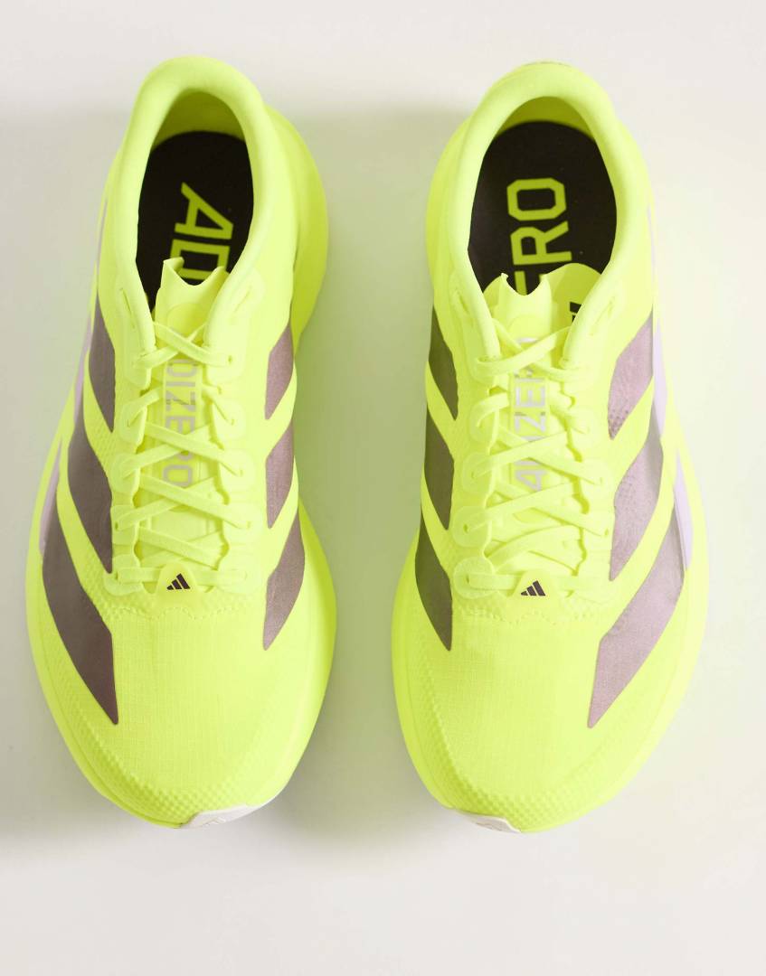Adidas Adizero Evo SL Solar Yellow Plum Green