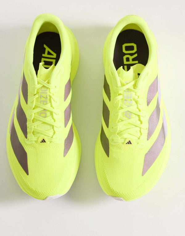 Adidas Adizero Evo SL Solar Yellow Plum Green