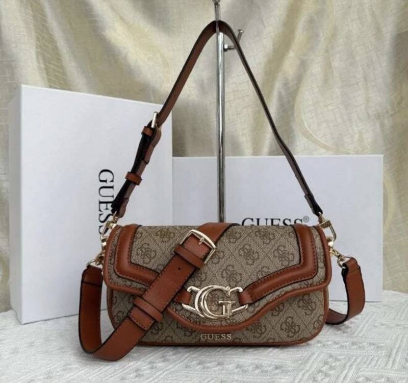 Guess DEA Logo Shoulder Bag With Original Box & DustCover