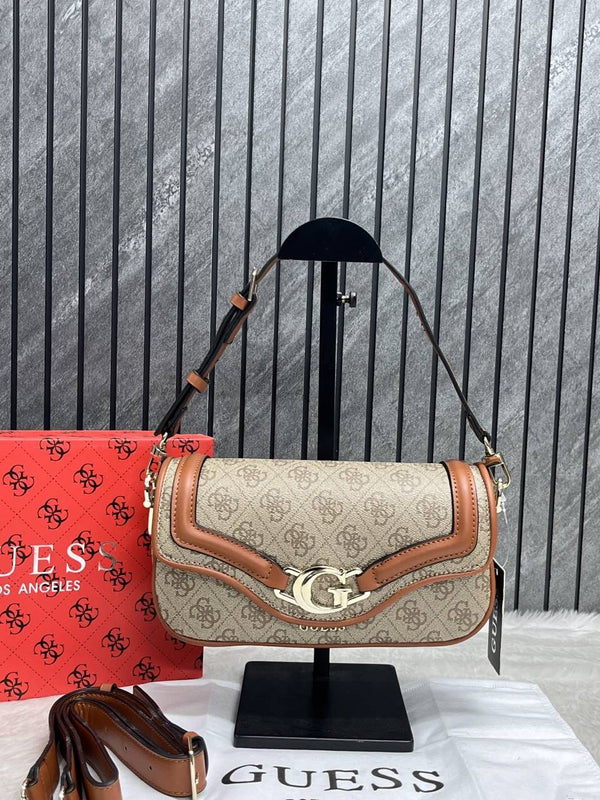 Guess DEA Logo Shoulder Bag With Original Box & DustCover
